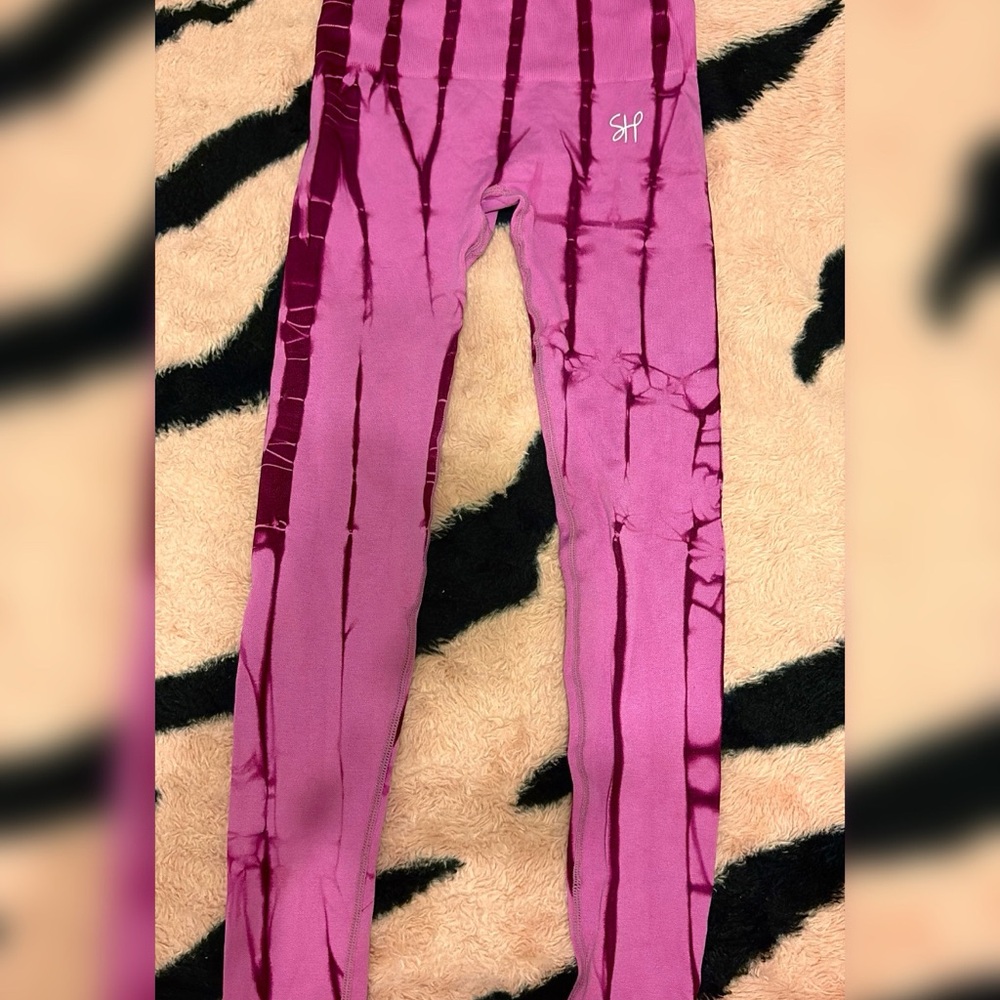 Pink Tie-Dye Women’s Leggings